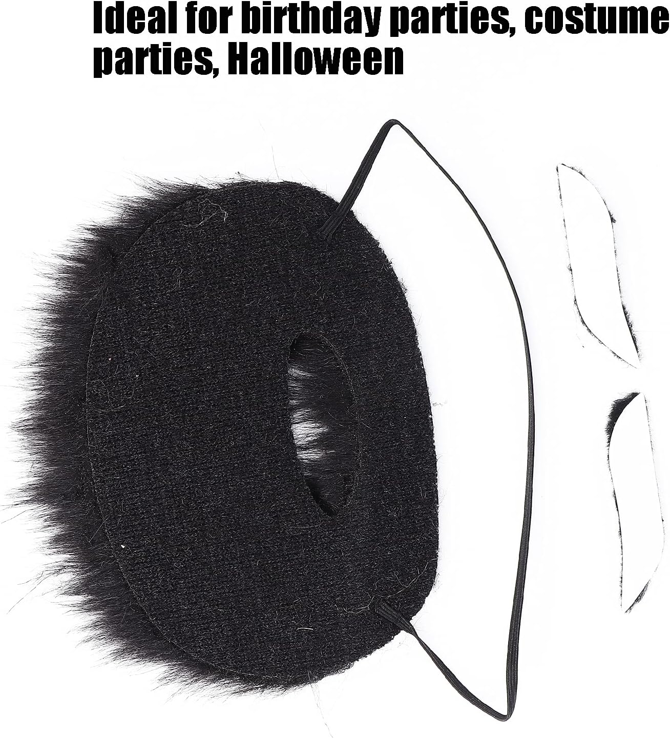 Thick Plush Fabric Halloween beard Mustache