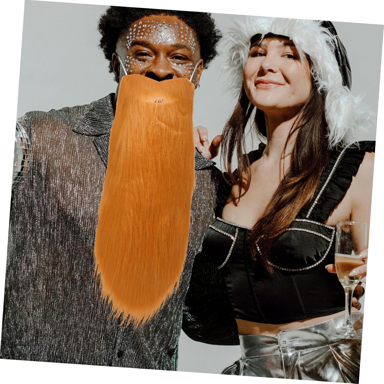 BESTYASH Halloween Fake Beard Kit