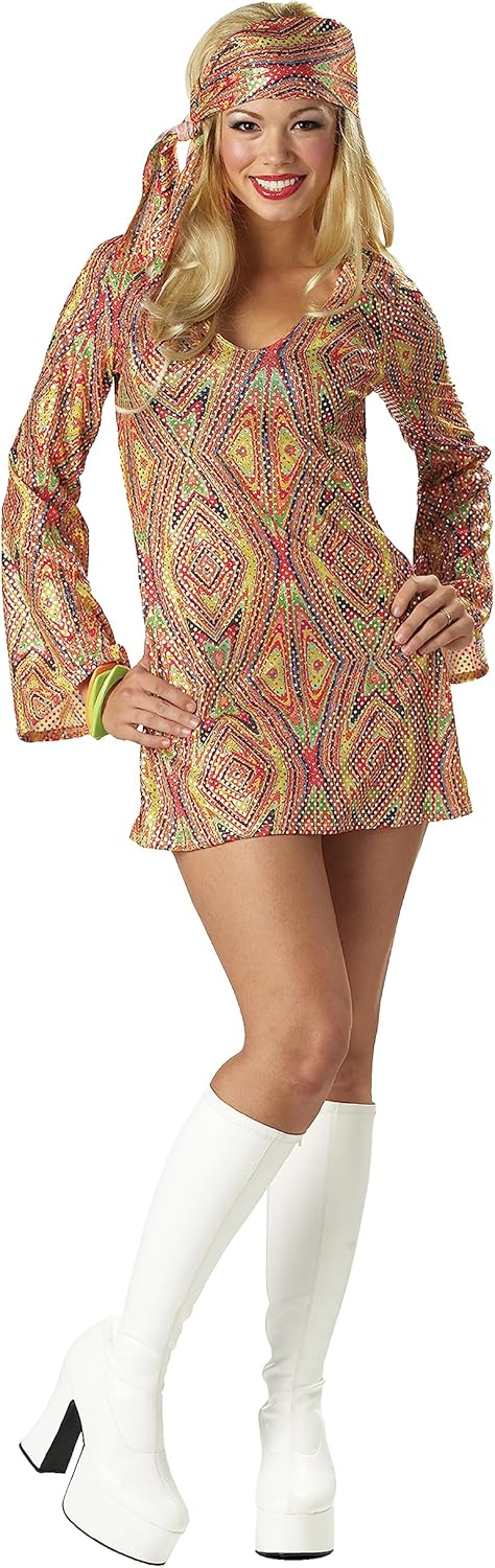 Hot Sexy Disco Costume Womens Party Costume