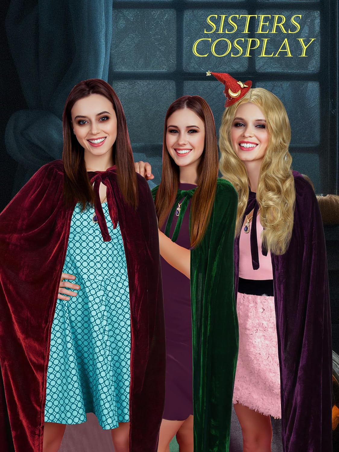 Halloween Witch Sisters Costume Accessories - Bunnycool