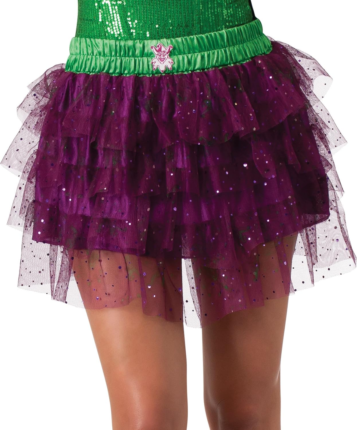 Rubies DC Comics Superhero Style Sequin Skirt Superheroe purple Costumes