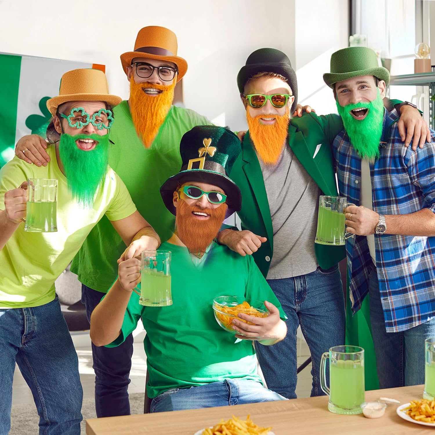 Zeyune 3-Set Party POSITION costume for St Patricks Day