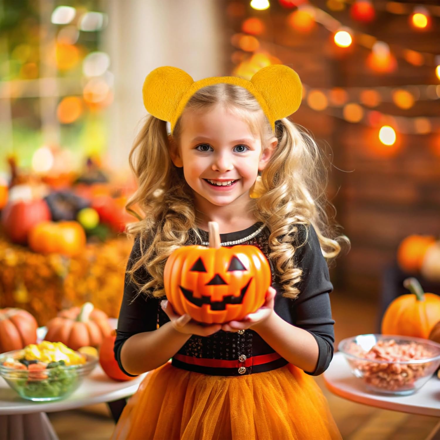 Halloween Yellow Bear Costume Set