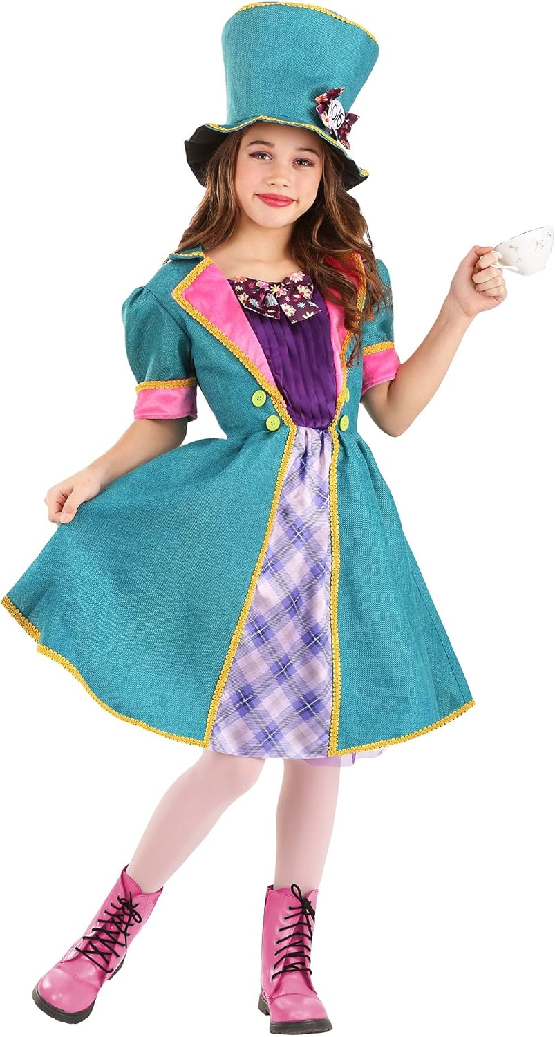 Teal Linen Mad Hatter Costume