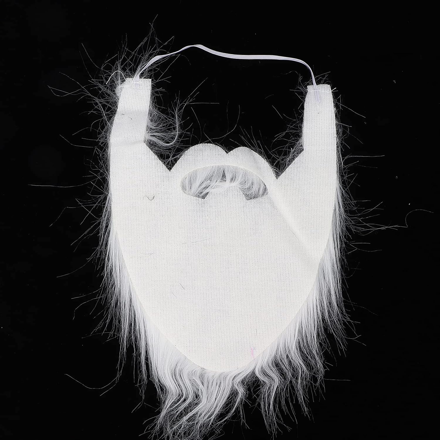 NOENNULL Fake Beard Party Add-On White Mustache for costumes fun