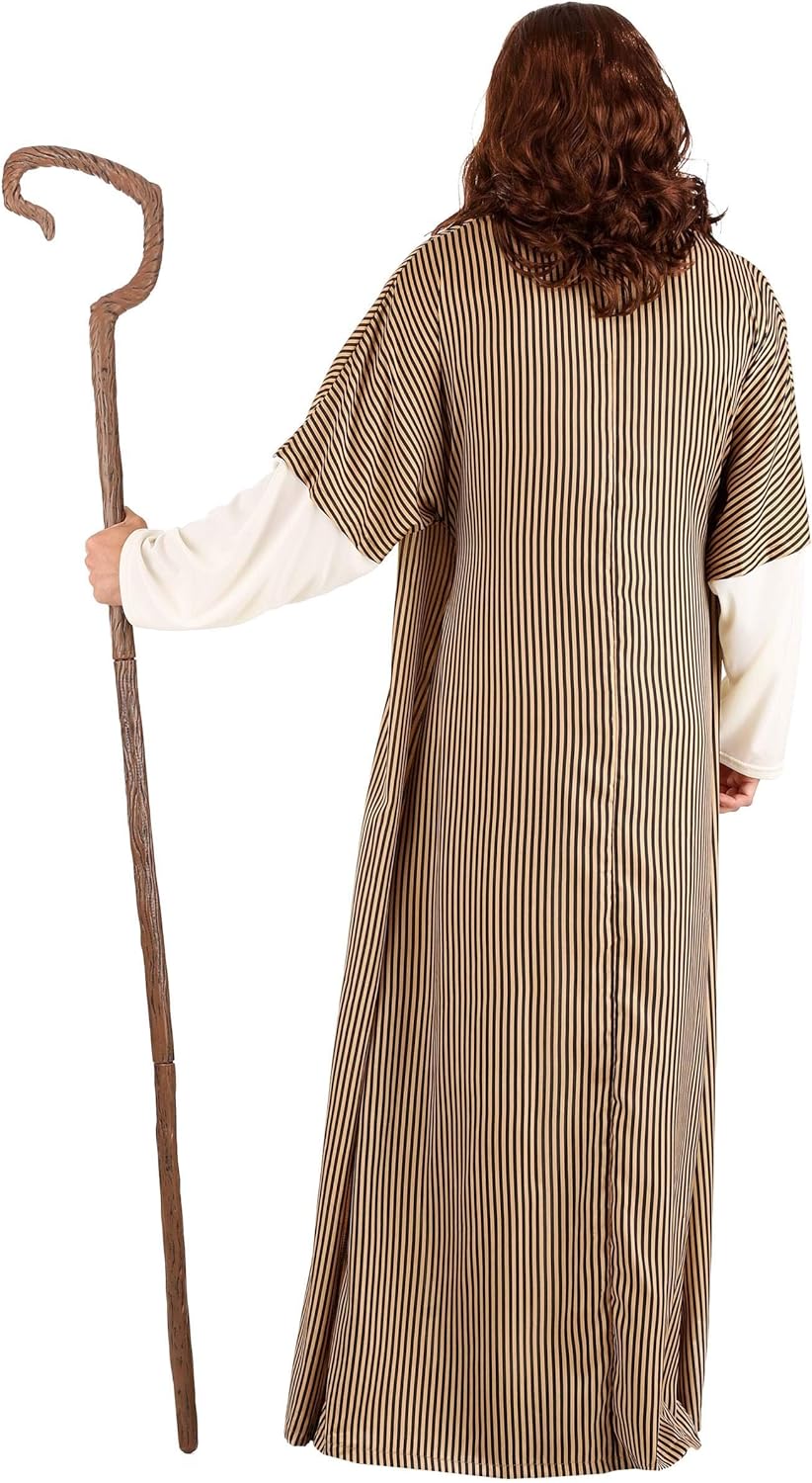 Joseph Costume for Men - Lightweight polyester tunic with attached robe
