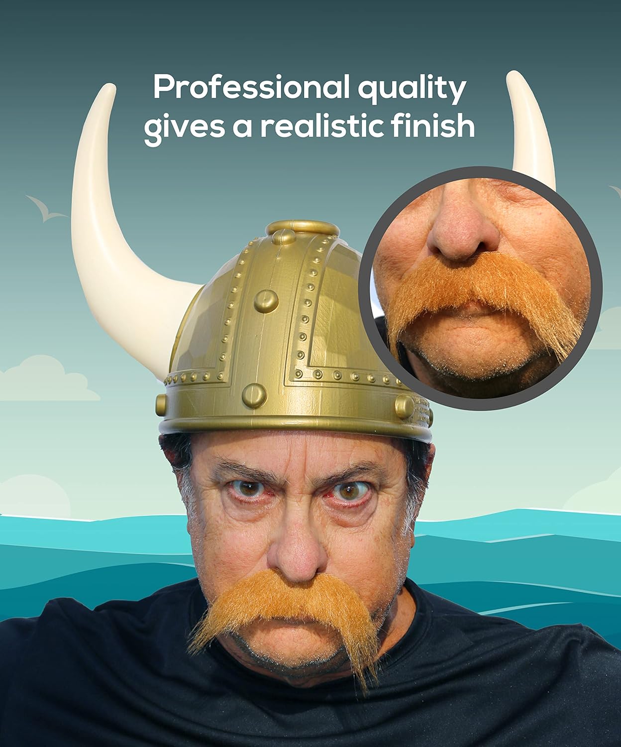 Perfect Walrus Style Fake Mustache