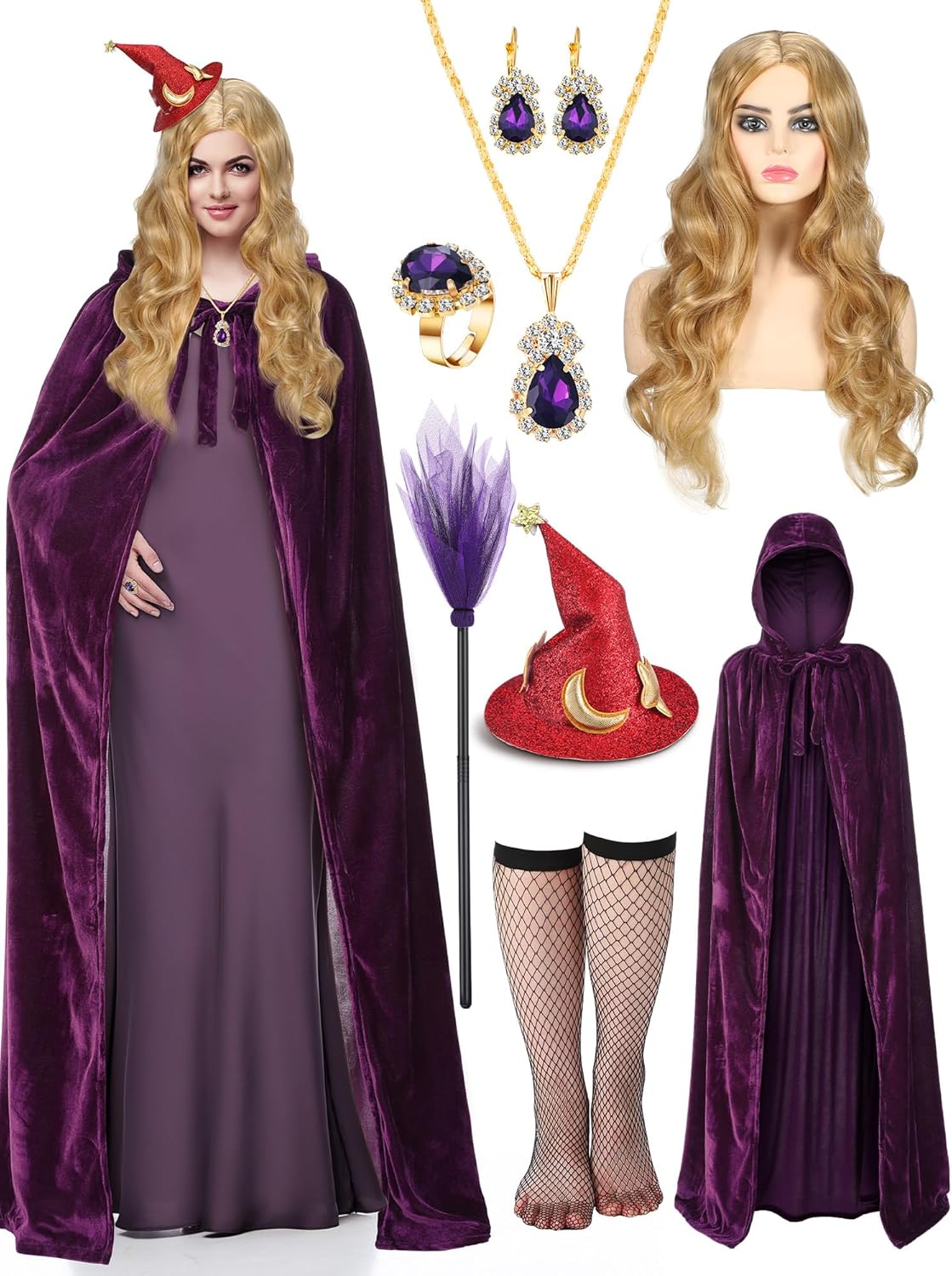 Halloween Witch Sisters Costume Accessories - Bunnycool