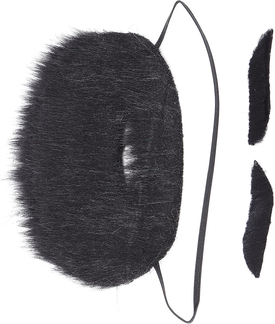 Elastic Ebony Fake Beard Party Costume Decoration