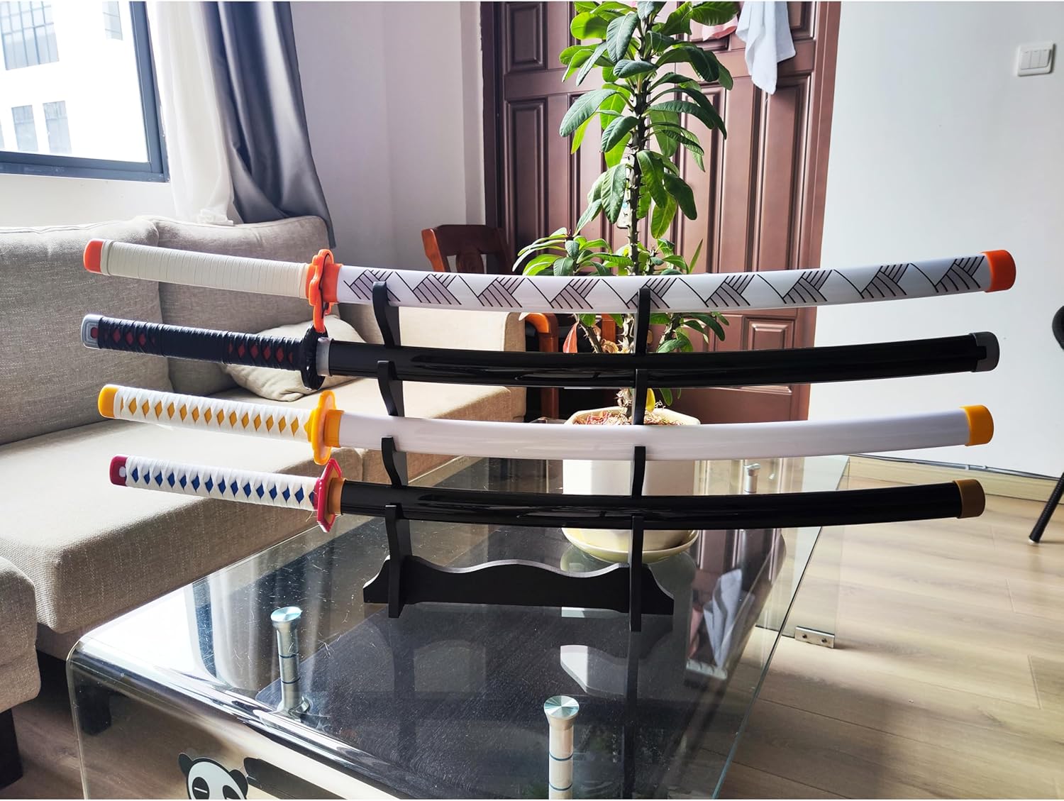 Rengoku Kyoujurou Samurai Katana Plastic Toy for Costume Play Halloween Cosplay Gift