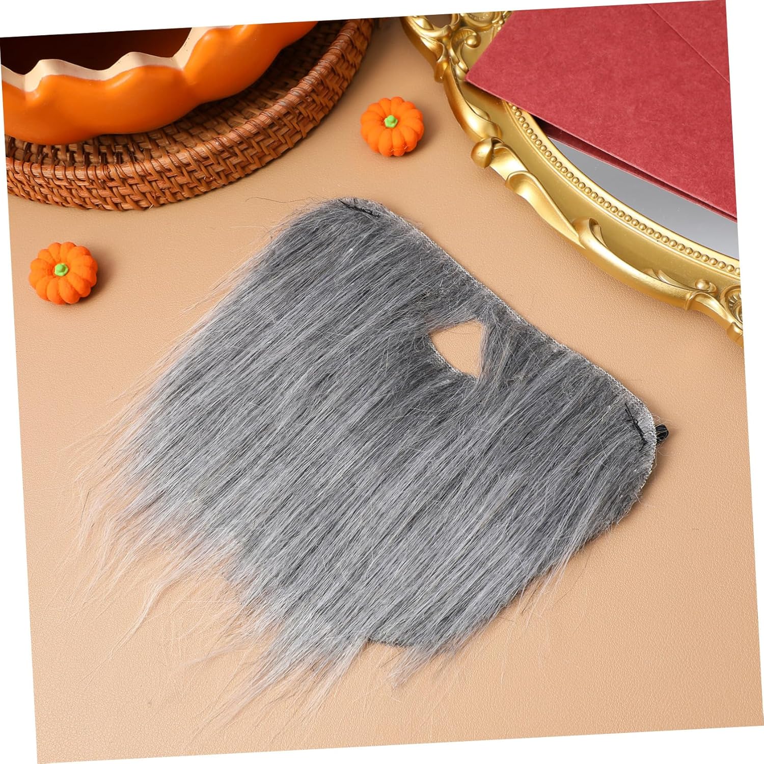 M Festive Realistic Santa Beard Costume Prop for Men
