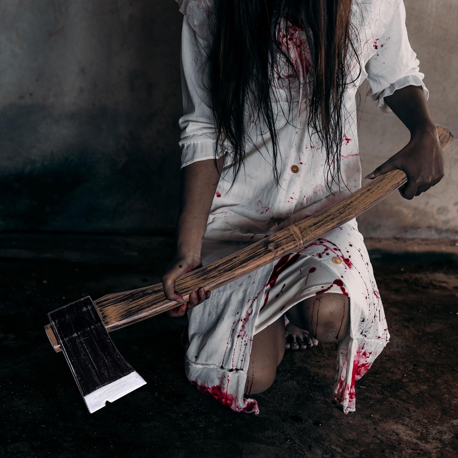 27-inch Spooktacular Foam axe perfect for Halloween cosplay