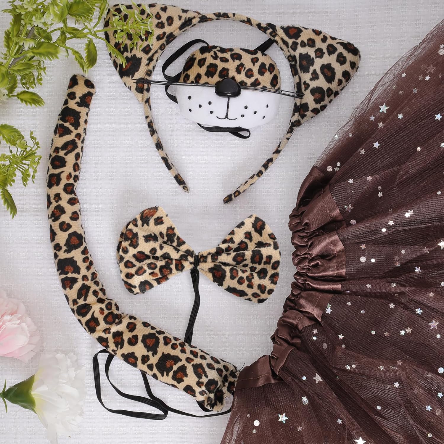 5-Piece Cheetah Costume Set