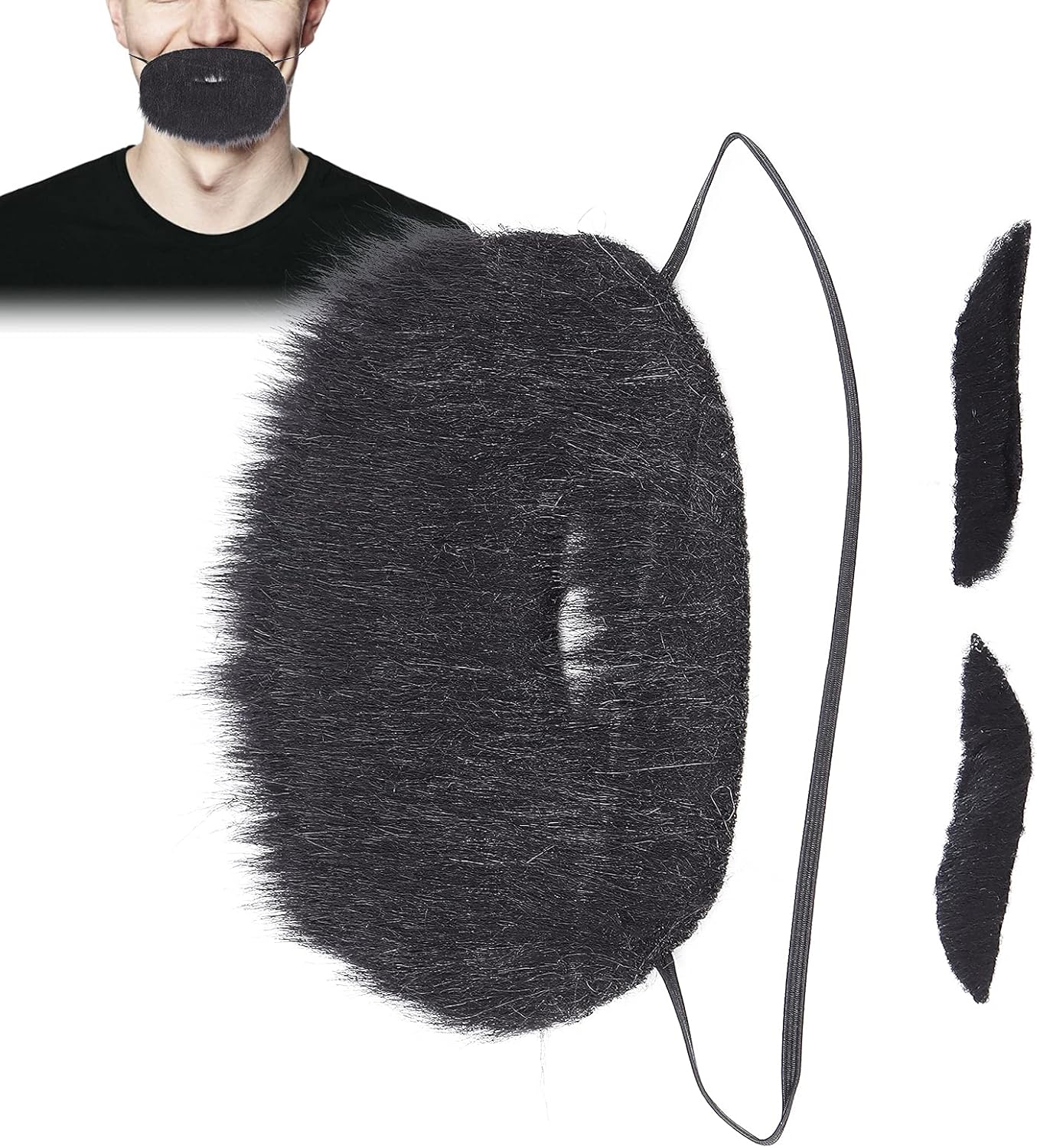 Thick Plush Fabric Halloween beard Mustache