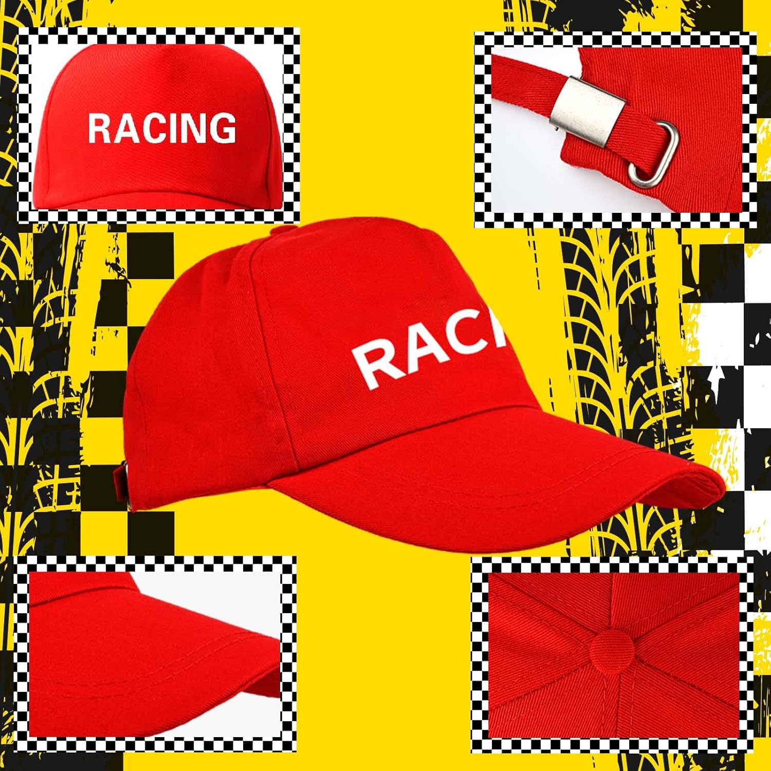 Kavoc Race Car Driver Costume Set Racing Accessories for Kids