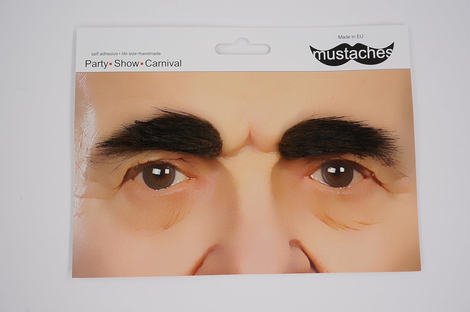 Real False Mustaches for Adults Novelty Eyebrows Easy-On Reusablemultiple Times