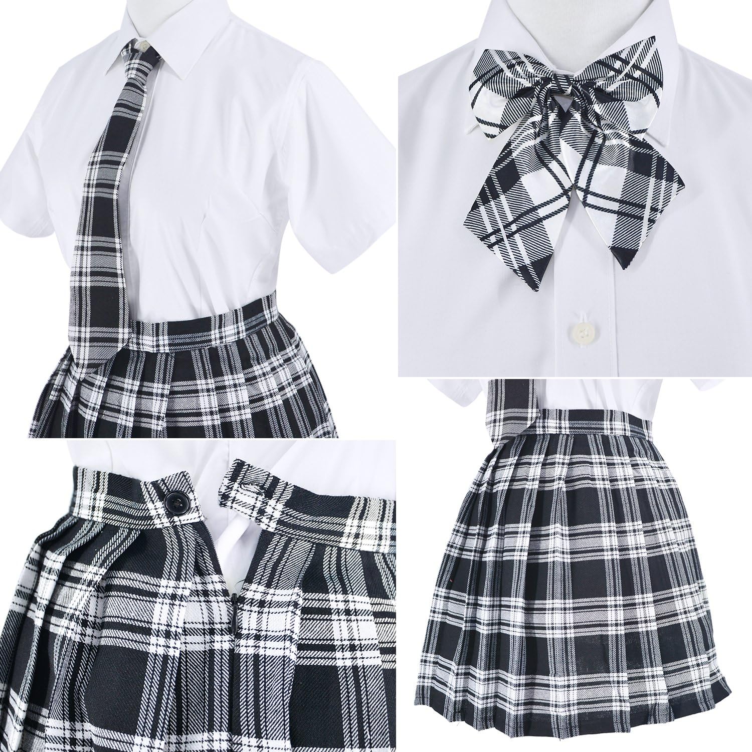 Elibelle Japanese Tartan Pleated School Uniform