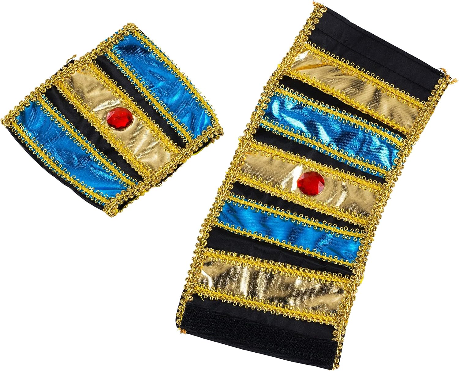 Mens Pharaoh Costume Set - Royal Egypt Headpiece Cane - Halloween More