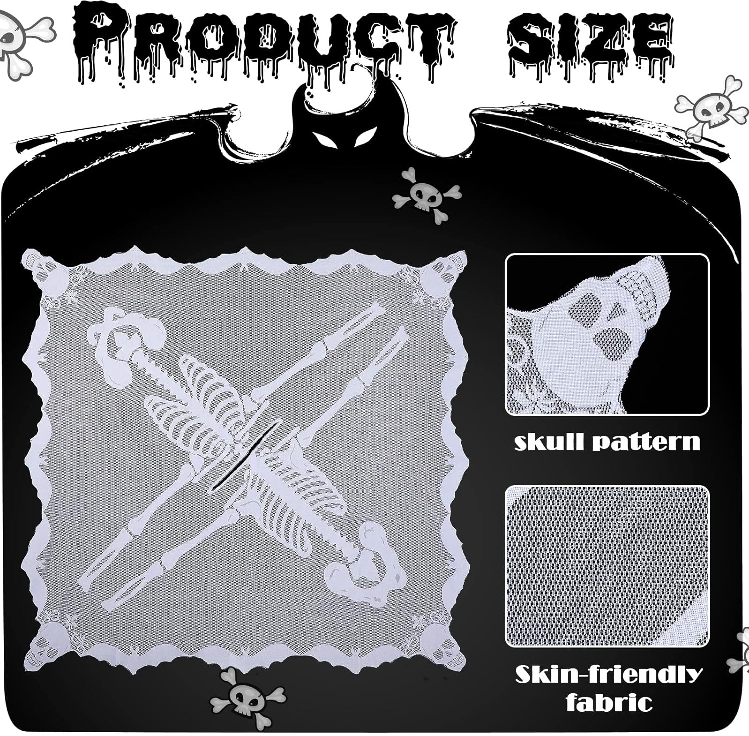 Halloween Skeleton Accessories Set