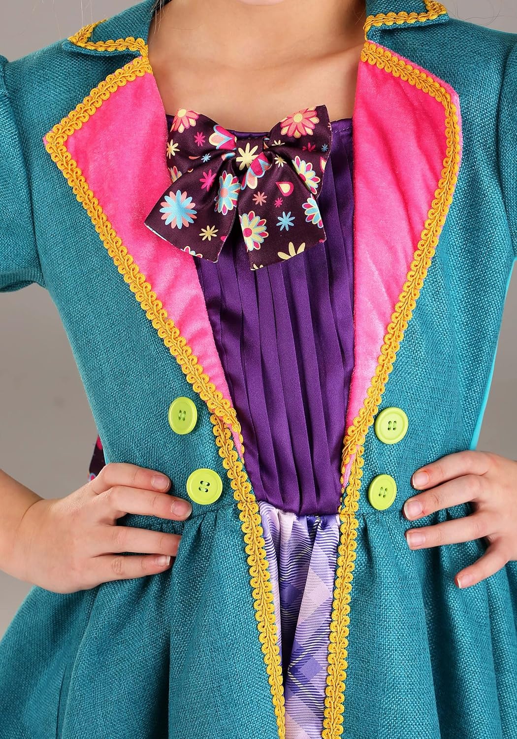Teal Linen Mad Hatter Costume