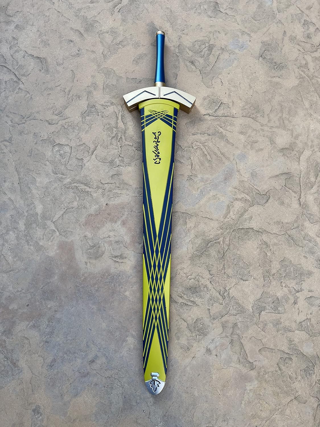 EXCALIBUR LARP FOAM SWORD COSTUME WITH ABS SHEATH Balanced Blade